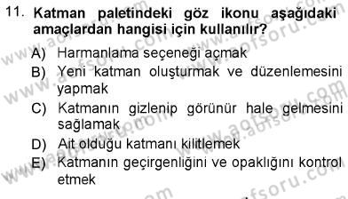 Sayısal Fotoğraf İşleme Teknikleri Dersi 2012 - 2013 Yılı (Vize) Ara Sınav Soruları 11. Soru