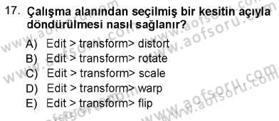 Sayısal Fotoğraf İşleme Teknikleri Dersi 2012 - 2013 Yılı (Vize) Ara Sınav Soruları 17. Soru