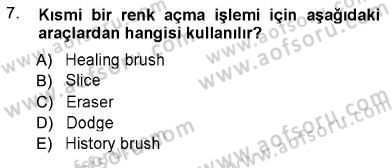 Sayısal Fotoğraf İşleme Teknikleri Dersi Ara Sınavı Deneme Sınav Soruları 7. Soru