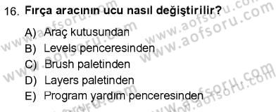 Sayısal Fotoğraf İşleme Teknikleri Dersi 2012 - 2013 Yılı (Final) Dönem Sonu Sınav Soruları 16. Soru