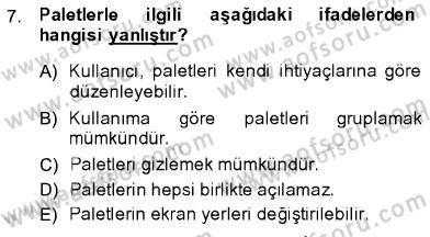 Sayısal Fotoğraf İşleme Teknikleri Dersi Ara Sınavı Deneme Sınav Soruları 7. Soru