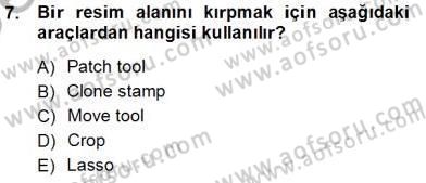 Sayısal Fotoğraf İşleme Teknikleri Dersi 2013 - 2014 Yılı Tek Ders Sınav Soruları 7. Soru