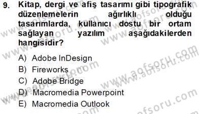 Sayısal Fotoğraf İşleme Teknikleri Dersi 2013 - 2014 Yılı Tek Ders Sınav Soruları 9. Soru