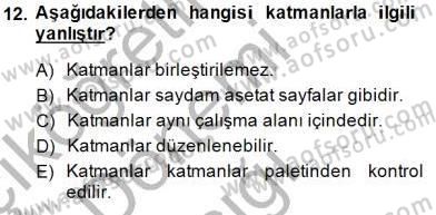 Sayısal Fotoğraf İşleme Teknikleri Dersi Ara Sınavı Deneme Sınav Soruları 12. Soru