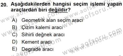 Sayısal Fotoğraf İşleme Teknikleri Dersi Ara Sınavı Deneme Sınav Soruları 20. Soru