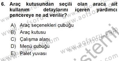 Sayısal Fotoğraf İşleme Teknikleri Dersi Ara Sınavı Deneme Sınav Soruları 6. Soru