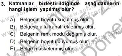 Sayısal Fotoğraf İşleme Teknikleri Dersi 2015 - 2016 Yılı (Final) Dönem Sonu Sınav Soruları 3. Soru