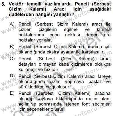 Sayısal Fotoğraf İşleme Teknikleri Dersi 2015 - 2016 Yılı (Final) Dönem Sonu Sınav Soruları 5. Soru