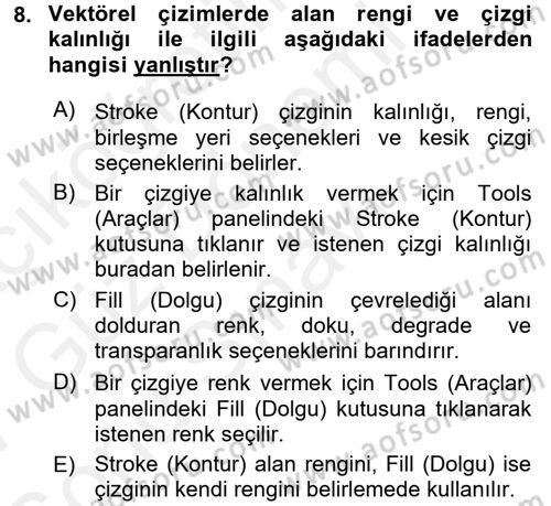 Sayısal Fotoğraf İşleme Teknikleri Dersi 2016 - 2017 Yılı (Final) Dönem Sonu Sınav Soruları 8. Soru