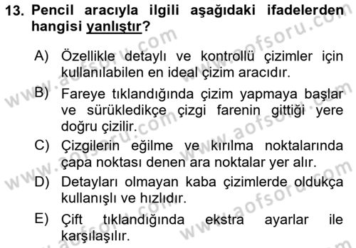 Sayısal Fotoğraf İşleme Teknikleri Dersi 2017 - 2018 Yılı (Final) Dönem Sonu Sınav Soruları 13. Soru