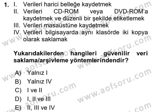 Sayısal Fotoğraf İşleme Teknikleri Dersi Ara Sınavı Deneme Sınav Soruları 1. Soru