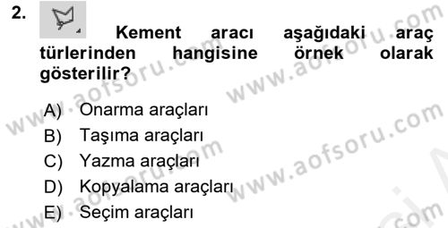 Sayısal Fotoğraf İşleme Teknikleri Dersi 2018 - 2019 Yılı (Final) Dönem Sonu Sınav Soruları 2. Soru