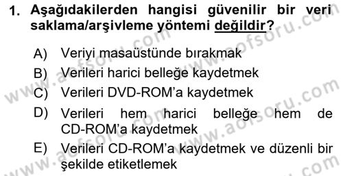 Sayısal Fotoğraf İşleme Teknikleri Dersi Ara Sınavı Deneme Sınav Soruları 1. Soru