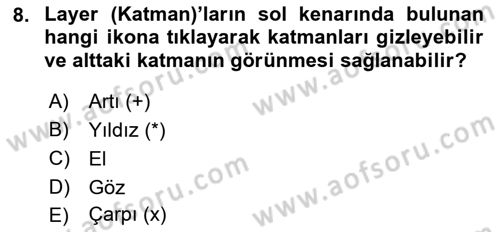 Sayısal Fotoğraf İşleme Teknikleri Dersi 2022 - 2023 Yılı (Final) Dönem Sonu Sınav Soruları 8. Soru