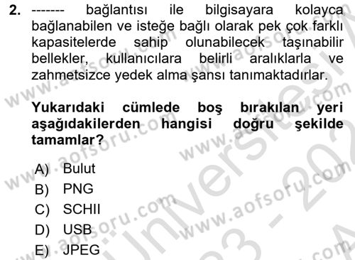 Sayısal Fotoğraf İşleme Teknikleri Dersi 2023 - 2024 Yılı (Vize) Ara Sınav Soruları 2. Soru