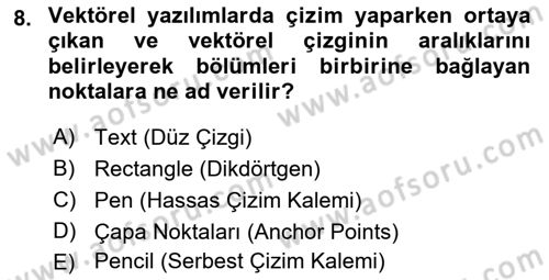 Sayısal Fotoğraf İşleme Teknikleri Dersi 2023 - 2024 Yılı (Final) Dönem Sonu Sınav Soruları 8. Soru