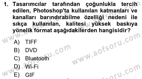 Sayısal Fotoğraf İşleme Teknikleri Dersi 2024 - 2025 Yılı (Vize) Ara Sınav Soruları 1. Soru