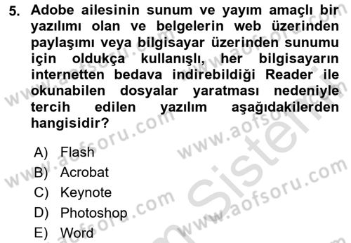 Sayısal Fotoğraf İşleme Teknikleri Dersi 2024 - 2025 Yılı (Vize) Ara Sınav Soruları 5. Soru