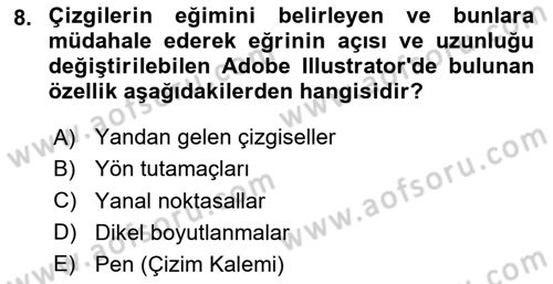 Sayısal Fotoğraf İşleme Teknikleri Dersi 2024 - 2025 Yılı (Final) Dönem Sonu Sınav Soruları 8. Soru