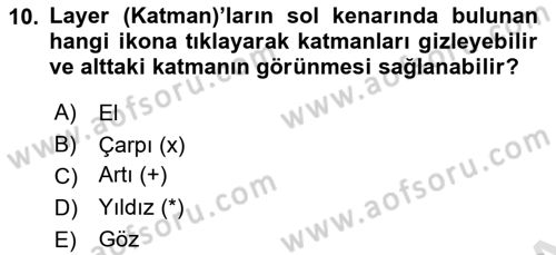 Sayısal Fotoğraf İşleme Teknikleri Dersi 2024 - 2025 Yılı Yaz Okulu Sınav Soruları 10. Soru