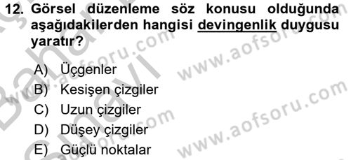 Videonun Kullanım Alanları Dersi 2016 - 2017 Yılı (Vize) Ara Sınav Soruları 12. Soru