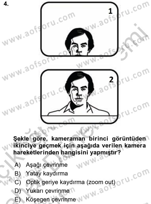 Videonun Kullanım Alanları Dersi 2016 - 2017 Yılı (Vize) Ara Sınav Soruları 4. Soru