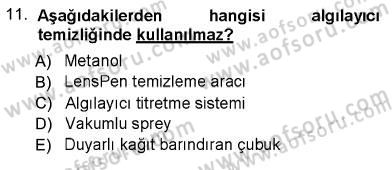 Sayısal Fotoğraf Baskı Teknikleri Dersi Ara Sınavı Deneme Sınav Soruları 11. Soru