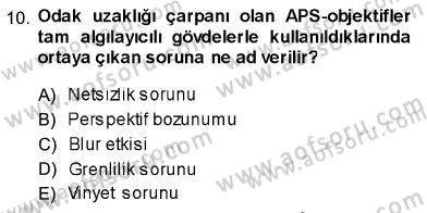 Sayısal Fotoğraf Baskı Teknikleri Dersi Ara Sınavı Deneme Sınav Soruları 10. Soru