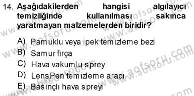 Sayısal Fotoğraf Baskı Teknikleri Dersi Ara Sınavı Deneme Sınav Soruları 14. Soru
