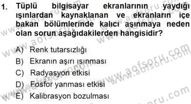 Sayısal Fotoğraf Baskı Teknikleri Dersi 2014 - 2015 Yılı (Final) Dönem Sonu Sınav Soruları 1. Soru