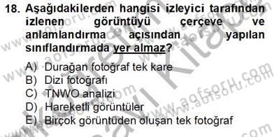 Optik Bakış Dersi 2013 - 2014 Yılı Tek Ders Sınav Soruları 18. Soru