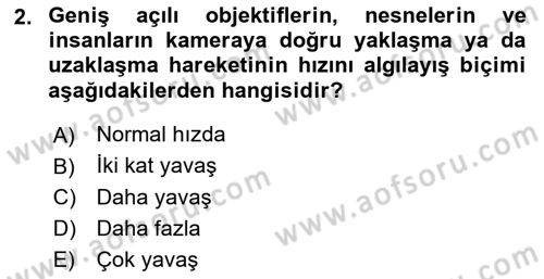 Optik Bakış Dersi 2022 - 2023 Yılı Yaz Okulu Sınav Soruları 2. Soru