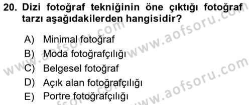 Optik Bakış Dersi 2024 - 2025 Yılı Yaz Okulu Sınav Soruları 20. Soru