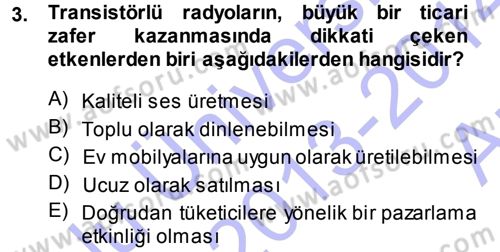 Kamera Tekniğine Giriş Dersi Ara Sınavı Deneme Sınav Soruları 3. Soru