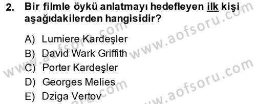 Kamera Tekniğine Giriş Dersi 2014 - 2015 Yılı (Vize) Ara Sınav Soruları 2. Soru