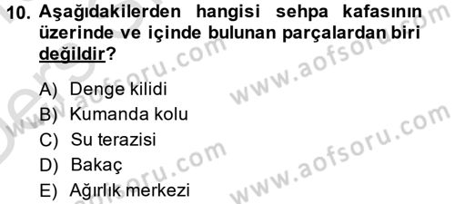 Kamera Tekniğine Giriş Dersi 2014 - 2015 Yılı Tek Ders Sınav Soruları 10. Soru