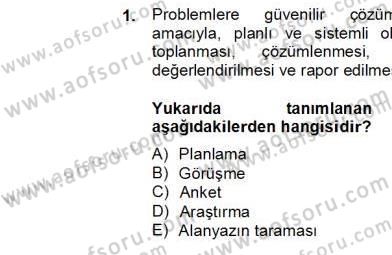 Fotoğraf ve Video Proje Geliştirme Dersi 2012 - 2013 Yılı (Final) Dönem Sonu Sınav Soruları 1. Soru