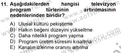 Fotoğraf ve Video Proje Geliştirme Dersi 2012 - 2013 Yılı (Final) Dönem Sonu Sınav Soruları 11. Soru