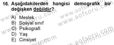 Fotoğraf ve Video Proje Geliştirme Dersi 2012 - 2013 Yılı (Final) Dönem Sonu Sınav Soruları 16. Soru