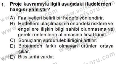 Fotoğraf ve Video Proje Geliştirme Dersi 2014 - 2015 Yılı (Final) Dönem Sonu Sınav Soruları 1. Soru