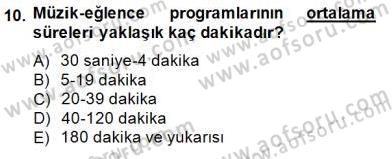 Fotoğraf ve Video Proje Geliştirme Dersi 2014 - 2015 Yılı (Final) Dönem Sonu Sınav Soruları 10. Soru