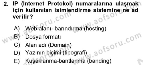 Fotoğraf ve Video Proje Geliştirme Dersi 2015 - 2016 Yılı (Final) Dönem Sonu Sınav Soruları 2. Soru
