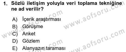 Fotoğraf ve Video Proje Geliştirme Dersi 2015 - 2016 Yılı Tek Ders Sınav Soruları 1. Soru