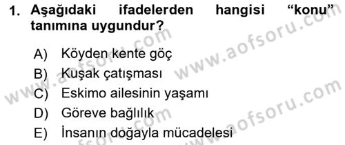 Fotoğraf ve Video Proje Geliştirme Dersi 2017 - 2018 Yılı (Vize) Ara Sınav Soruları 1. Soru