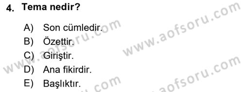 Fotoğraf ve Video Proje Geliştirme Dersi 2017 - 2018 Yılı (Vize) Ara Sınav Soruları 4. Soru