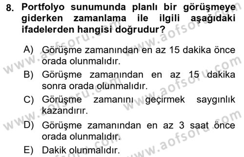 Fotoğraf ve Video Proje Geliştirme Dersi 2017 - 2018 Yılı (Vize) Ara Sınav Soruları 8. Soru