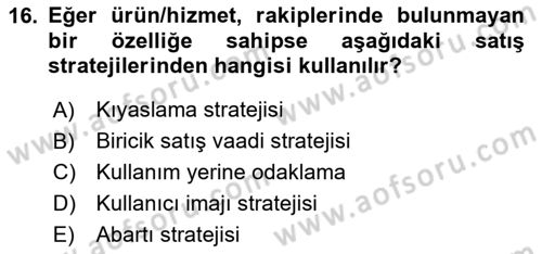Fotoğraf ve Video Proje Geliştirme Dersi 2020 - 2021 Yılı Yaz Okulu Sınav Soruları 16. Soru