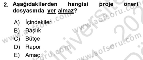 Fotoğraf ve Video Proje Geliştirme Dersi 2021 - 2022 Yılı (Vize) Ara Sınav Soruları 2. Soru
