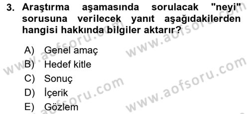 Fotoğraf ve Video Proje Geliştirme Dersi 2021 - 2022 Yılı (Vize) Ara Sınav Soruları 3. Soru