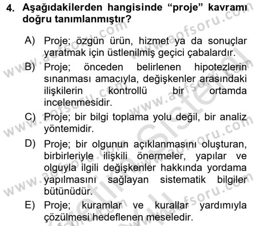 Fotoğraf ve Video Proje Geliştirme Dersi 2021 - 2022 Yılı (Vize) Ara Sınav Soruları 4. Soru